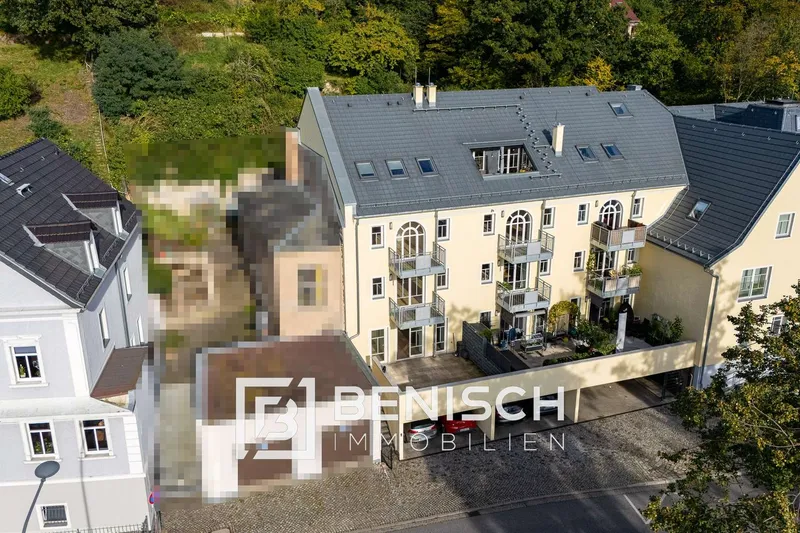 Garten, Blick auf die Elbe und privater Eingang - Traumhafte Wohnung – Wohnung in Dresden