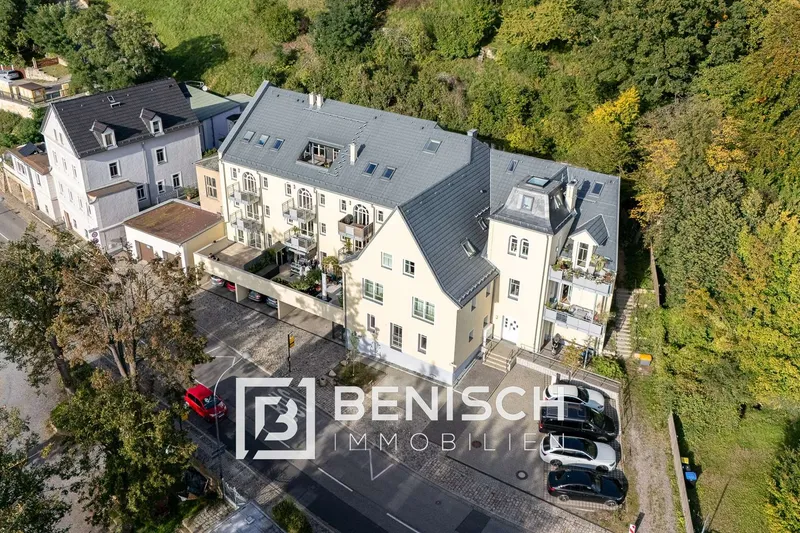 Garten, Blick auf die Elbe und privater Eingang - Traumhafte Wohnung – Wohnung in Dresden