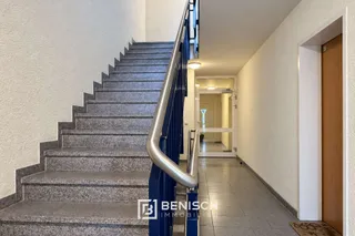 Zentral gelegene 1-Zimmer-Wohnung mit Terrasse nahe dem Dresdner Campus – Gepflegtes Treppenhaus