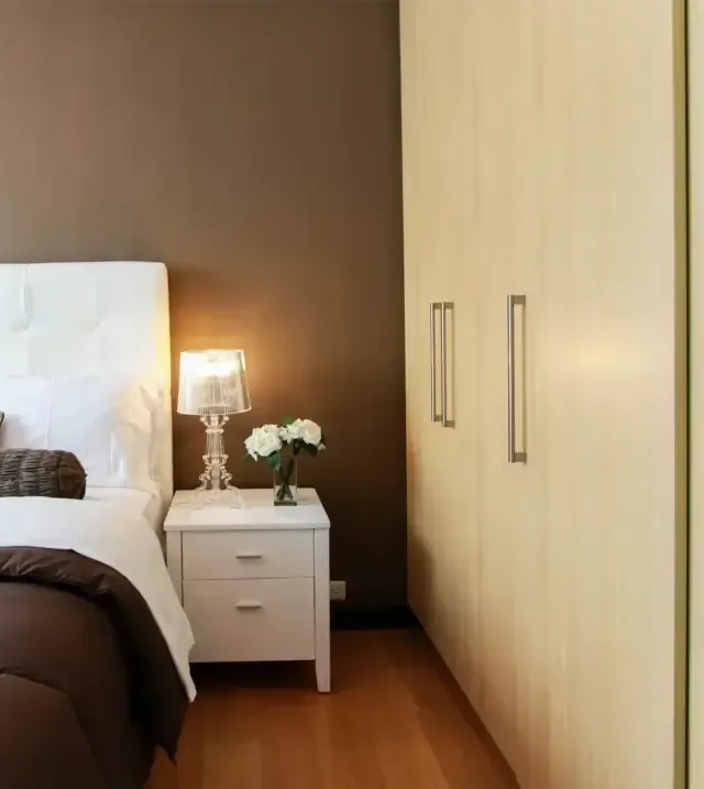 Home Staging und professionelle Objektfotografie: eingerichtetes Schlafzimmer