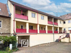 Innenhof und Lage der Wohnung