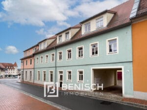 Außenansicht mit Blick auf den Markt