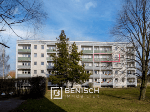 Hinteransicht und Lage der Wohnung