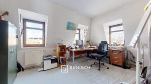 Arbeitszimmer Mansarde