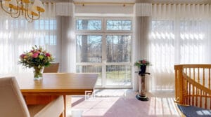 Herrlicher Blick in den Garten