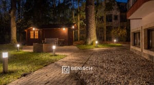 Garten bei Nacht