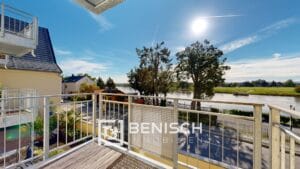 Balkon mit Elbblick