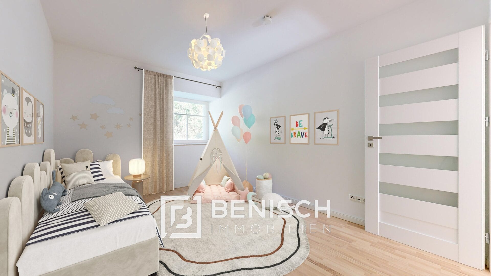 Kinderzimmer eingerichtet